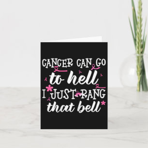 Cartão Cancer Pode Ir Para O Inferno. Eu Só Prendi A Mama