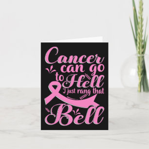 Cartão Cancer Pode Ir Para O Inferno. Eu Só Prendi A Mama