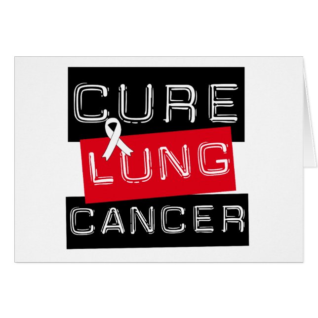 Cartão Cancer pulmonar puro (Frente Horizontal)
