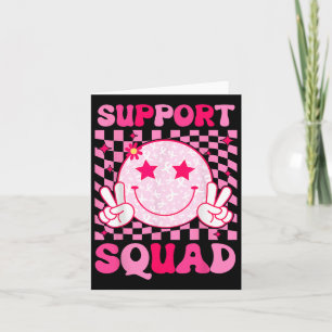Cartão Cancer Warrior Support Squad Break Cancer Awarene