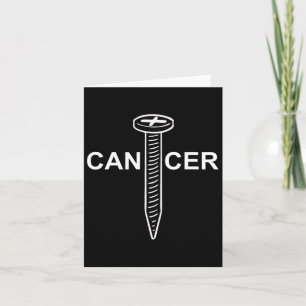 Cartão Canceres do  de sensibilização do cancer