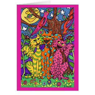 Cartão Canções Noturnas