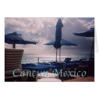Cartão Cancun Quente Sunset Romântico