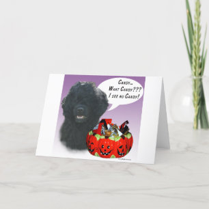 Cartão Candi de Halloween, Cachorro Português