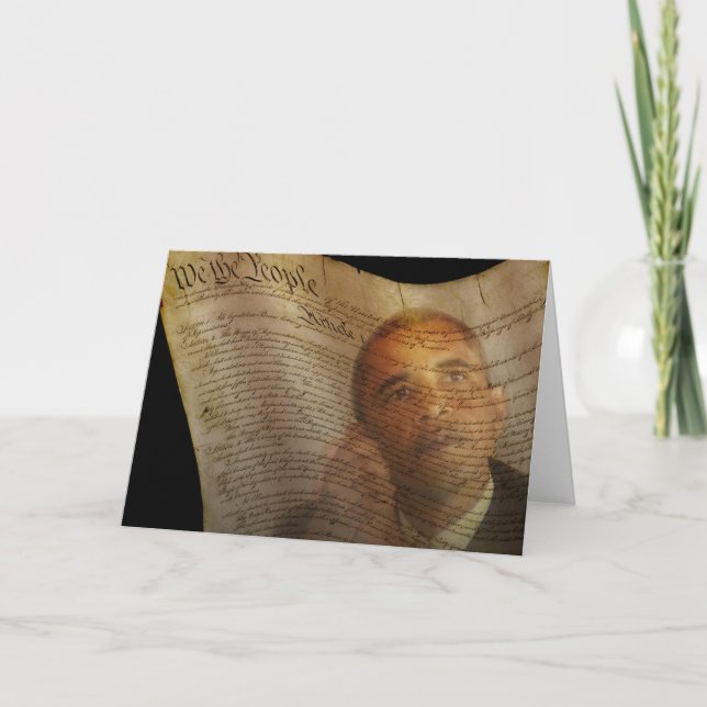 Cartão Candidato à Democracia Presidencial, Presidente do (Frente)