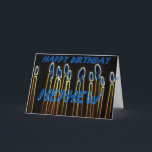 Cartão Candle Happy Birthday Nephew Card<br><div class="desc">Candle Happy Birthday Nephew Card</div>