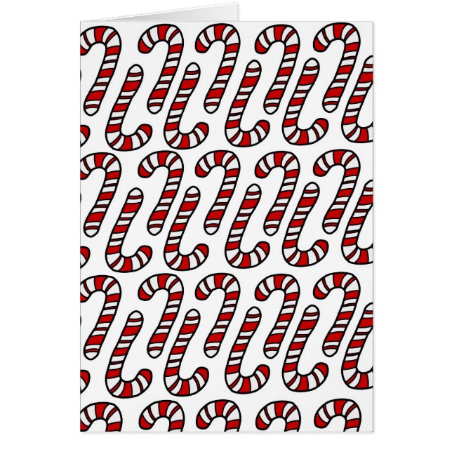 Cartão Candy Canes (Frente)