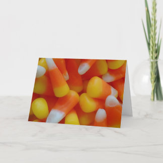 Cartão Candy Corn Happy Halloween Card Customizable