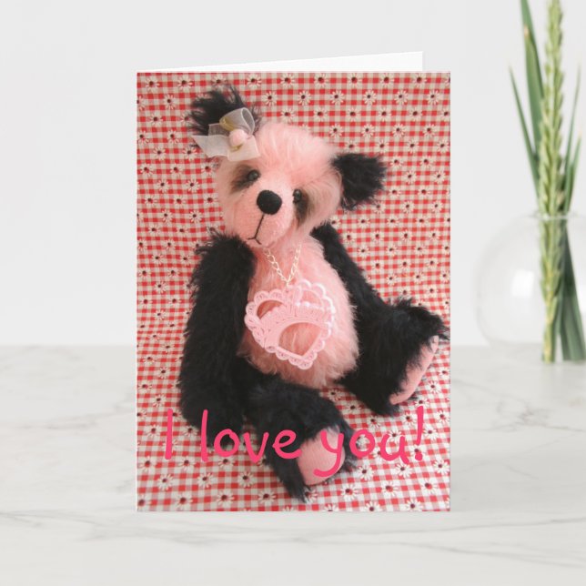 Cartão Candy, eu te amo! (Frente)