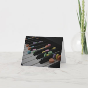 Cartão Candy Hearts on Keyboard Mother's Day