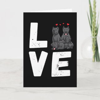 Cartão Cane Corso Italiano