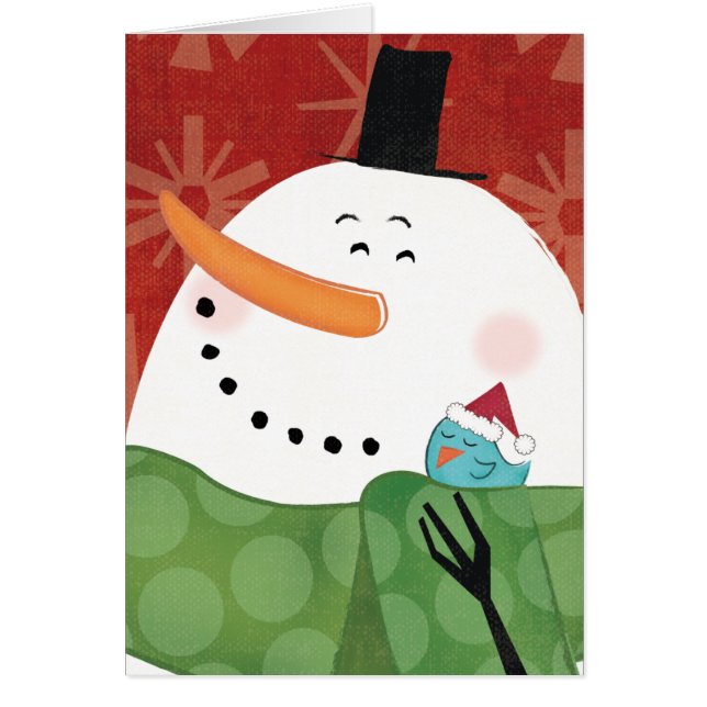 Cartão Caneca azul do Natal com cacau escuro (Frente)