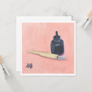 Cartão Caneta e Tinta