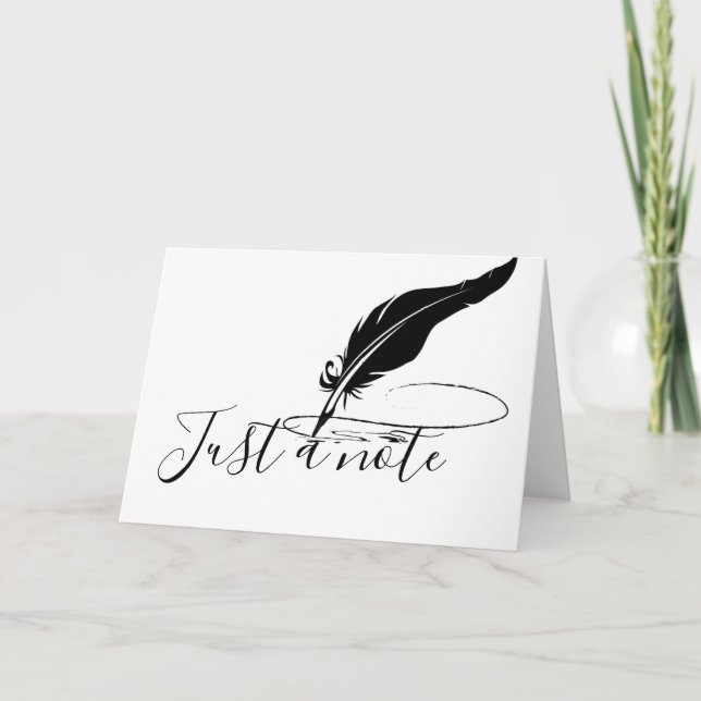 Cartão Caneta tinteiro personalizada (Frente)