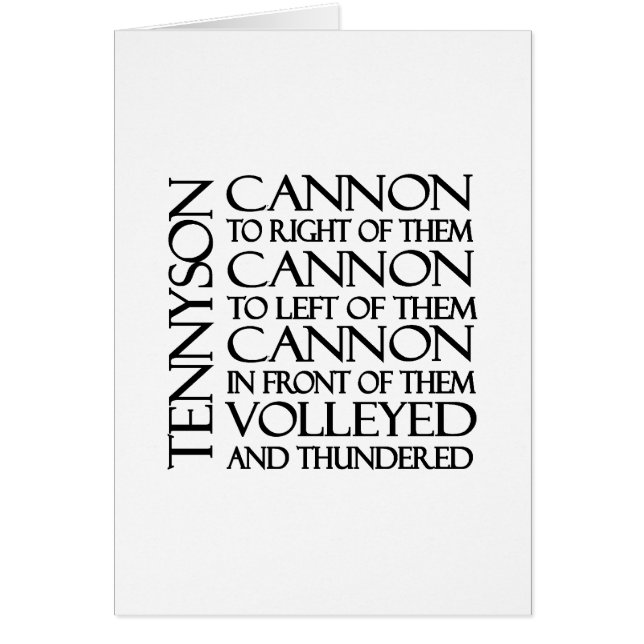 Cartão Canhões (Frente)