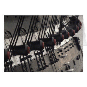 Cartão Canhões do Starboard da constituição de USS