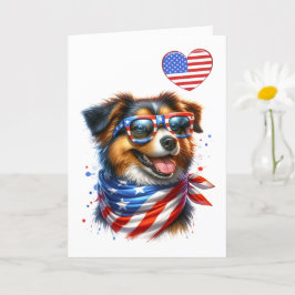 Cartão Canino Patriótico