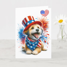 Cartão Canino Patriótico