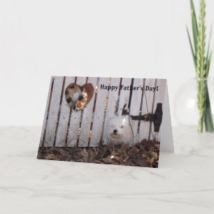 Cartão Caninos dias de os pais