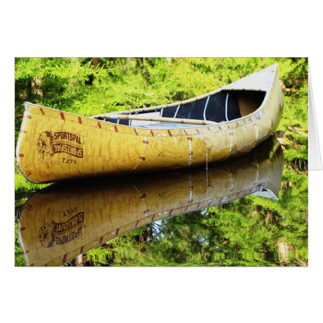 Cartão Canoa antiga (Frente Horizontal)