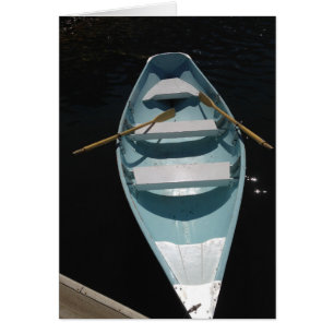 Cartão Canoa azul