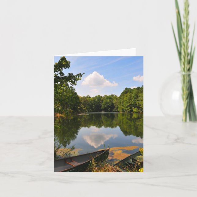 Cartão Canoe Lake (Frente)