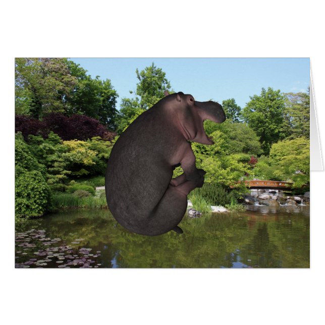Cartão Canonball Hippo (Frente Horizontal)