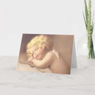 Cartão Cansado após o trabalho do dia difícil