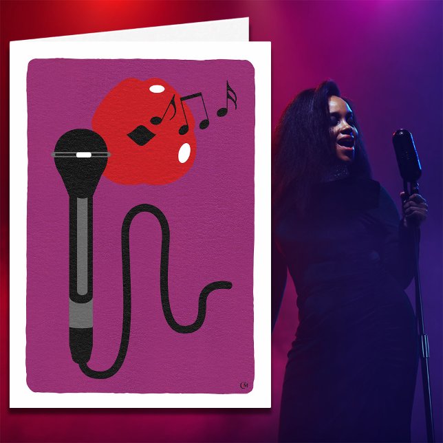 Cartão Cantando Voz Feliz Aniversário (Criador carregado)