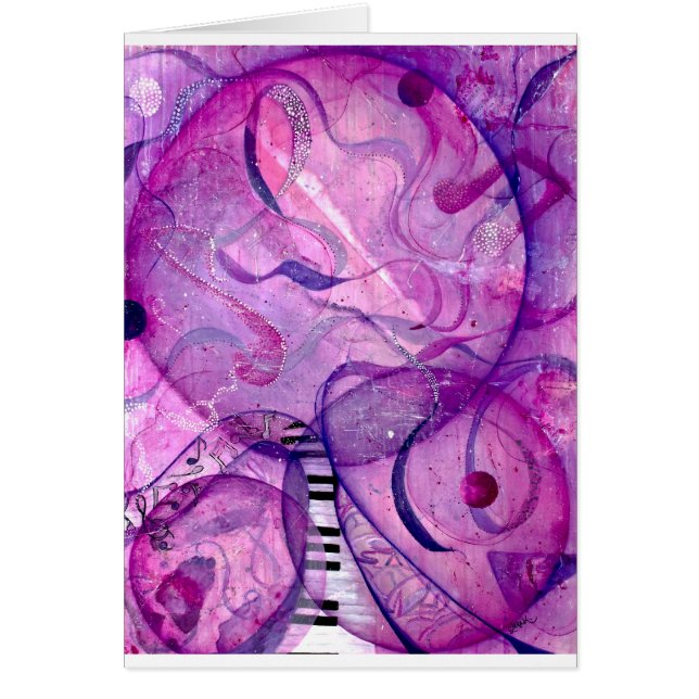 Cartão Cante para a cura (Frente)