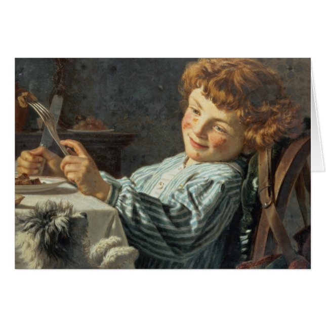 Cartão Cante para sua ceia (Frente Horizontal)