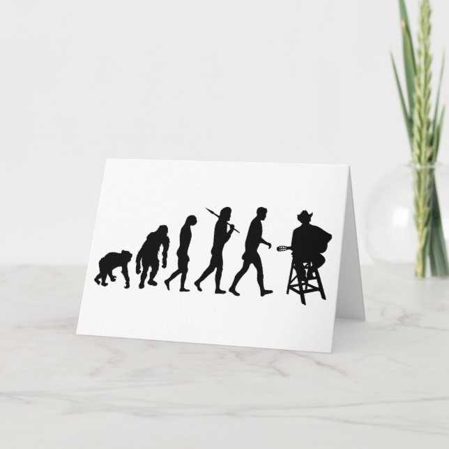 Cartão Cantor De Música Country (Frente)