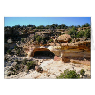 Cartão Canyon de Chelly, Vista Do Ponto De Visão De Yucca