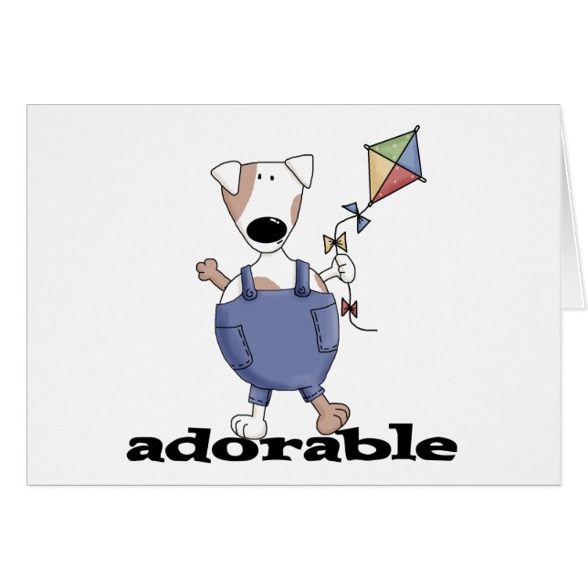 CARTÃO CÃO ADORÁVEL (Frente Horizontal)