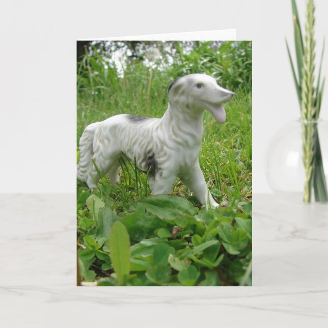 Cartão Cão Antiquado (Frente)