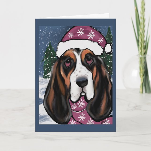 CARTÃO CÃO BASSET  (Frente)