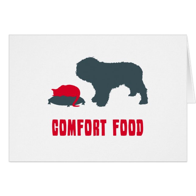 Cartão Cão de água espanhol (Frente Horizontal)