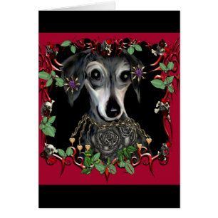 Cartão Cão de Dachshound Weiner