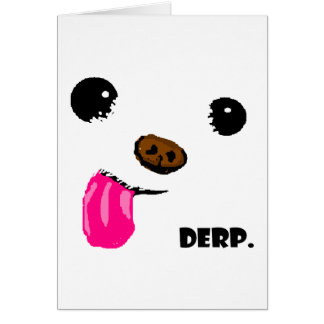 Cartão Cão de Derp