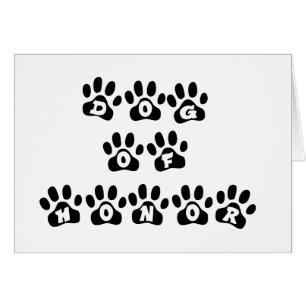 Cartão Cão de Honra