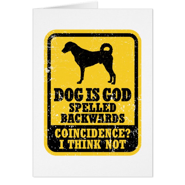 Cartão Cão de Kangal (Frente)