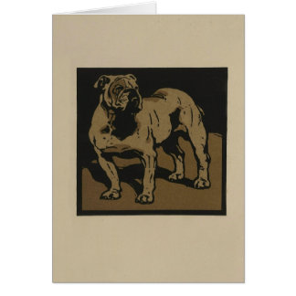 Cartão Cão de Pé