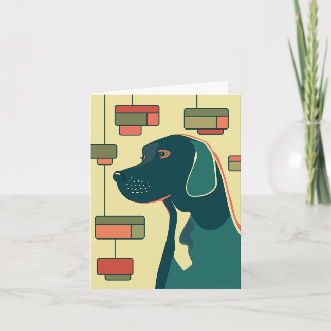 Cartão Cão nº 003 de Phillip Clark ・ PerfectlyHank.com (Frente)