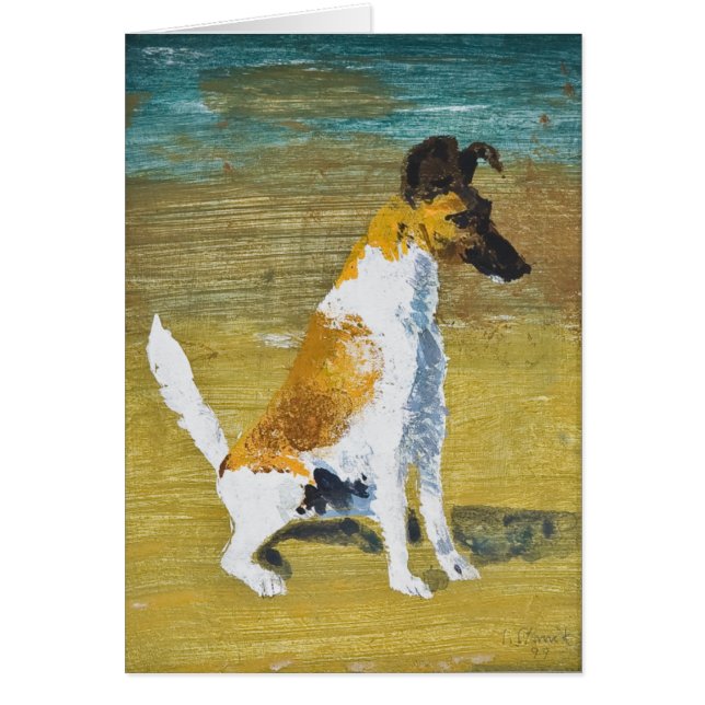 Cartão Cão Stanislav Stanek (Frente)
