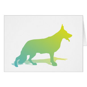 Cartão Cão Verde