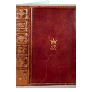 Cartão Capa do dicionário de Johnson