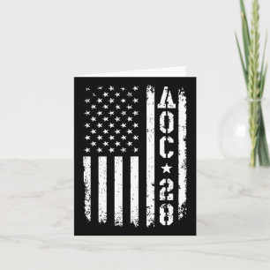 Cartão Capa Longa De Bandeira Aoc 2028 Us