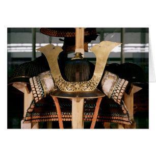 Cartão Capacete do samurai, mediados do século XIV