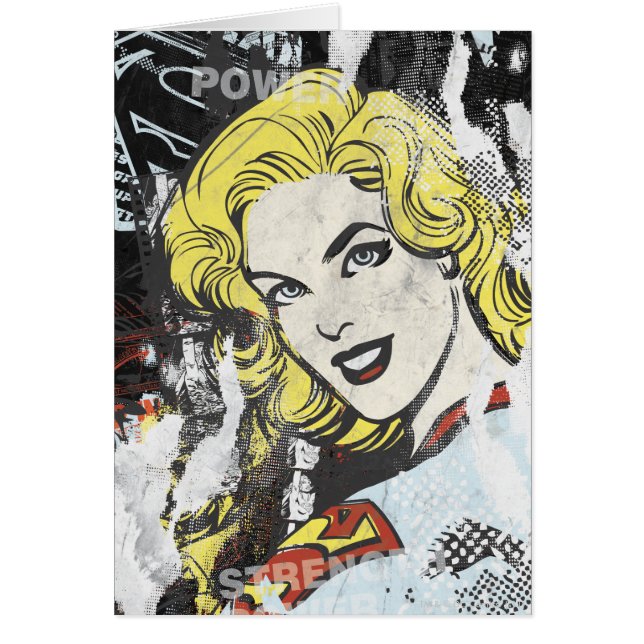 Cartão Capas de banda desenhada 1 da Supergirl (Frente)