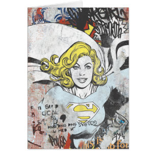 Cartão Capas de banda desenhada 3 da Supergirl